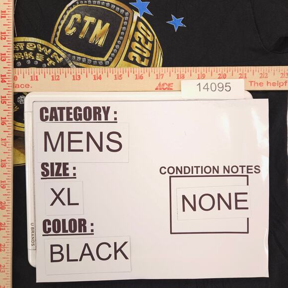 Chinatown Market Crew Neck Short Sleeve Graphic T Shirt Mens Size XL Black - Picture 7 of 9